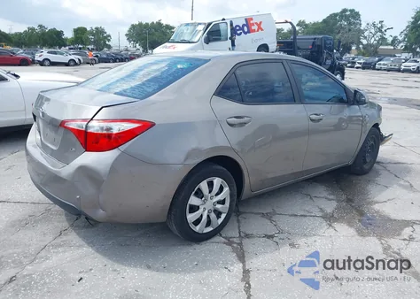 2016 Toyota Corolla Le z USA, uszkodzony, nr VIN 2T1BURHE4GC698839